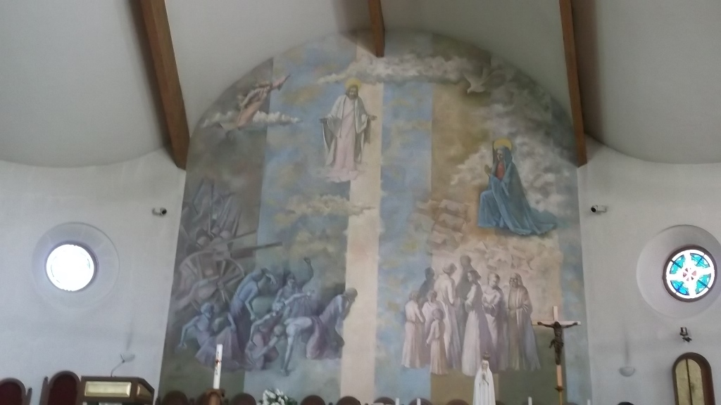 Soroksári Fatimai Szűzanya t. főoltárképe