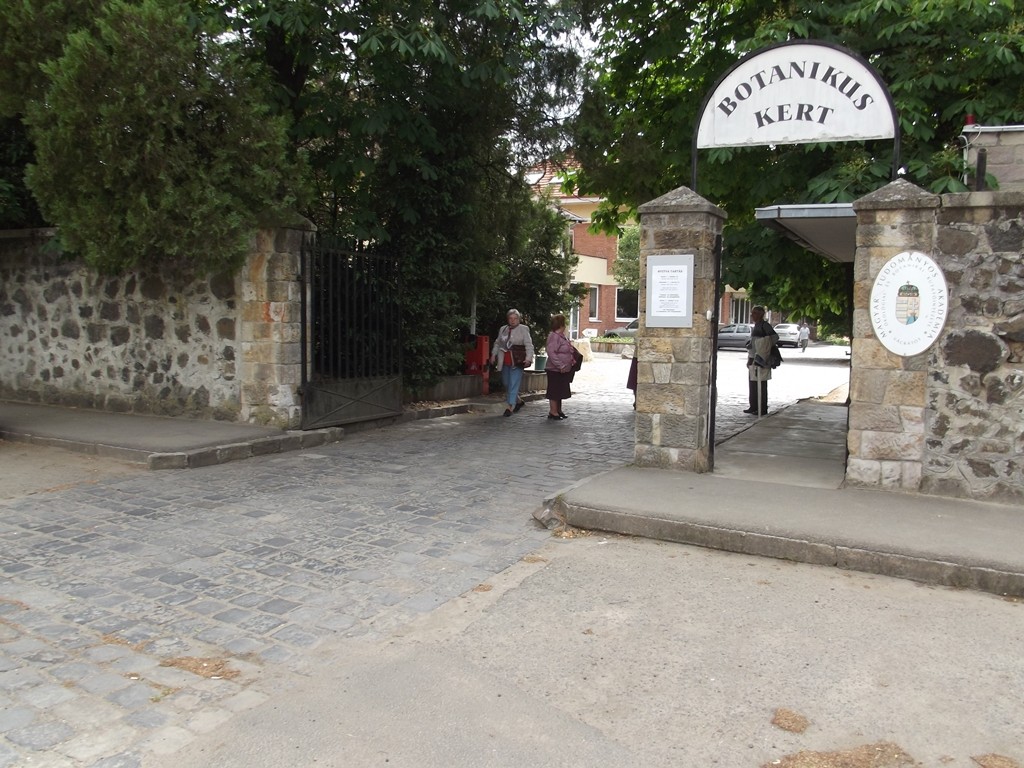 Az arborétum főbejárata