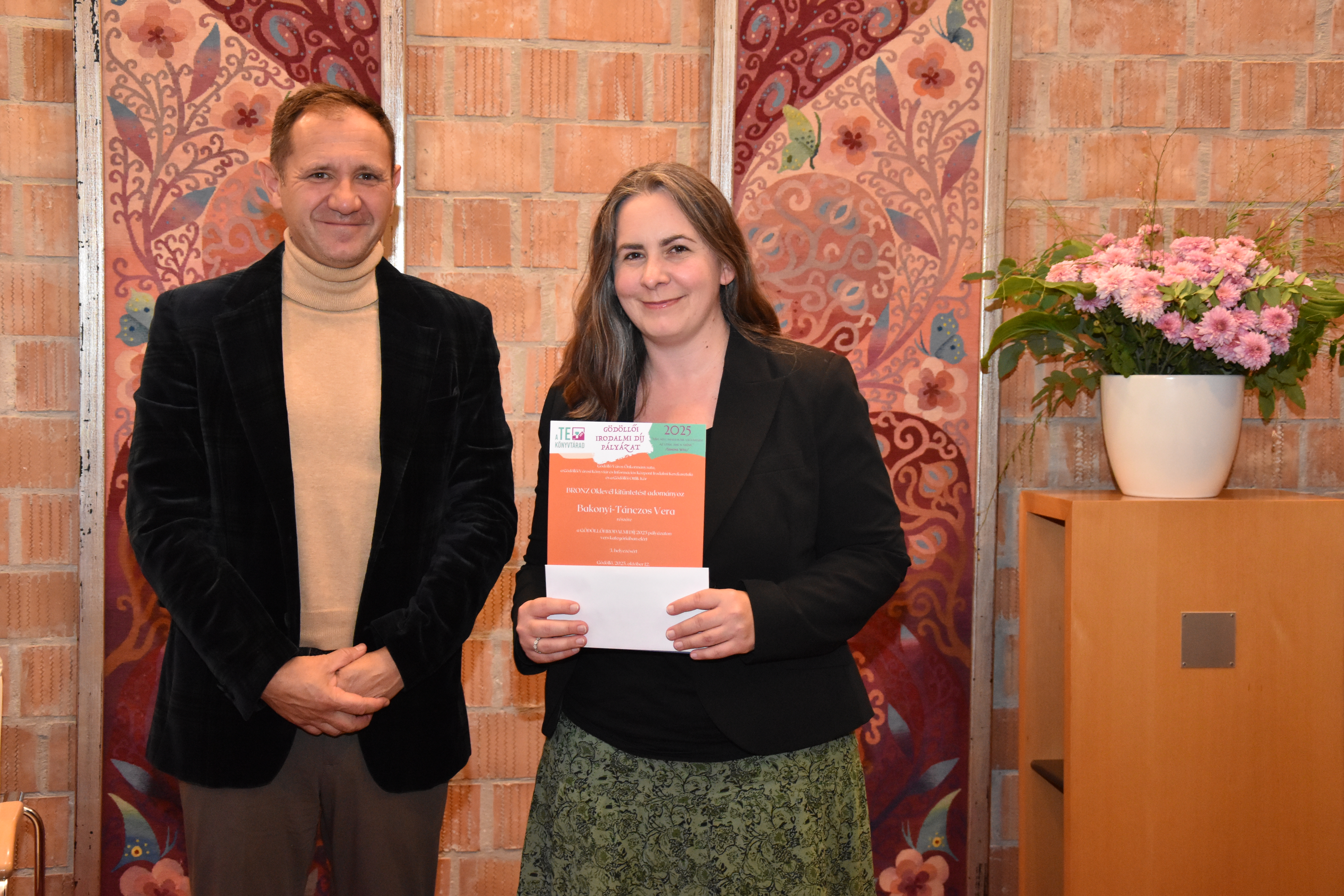 3. díj: Bakonyi-Tánczos Vera: mint ki friss ágyat húz